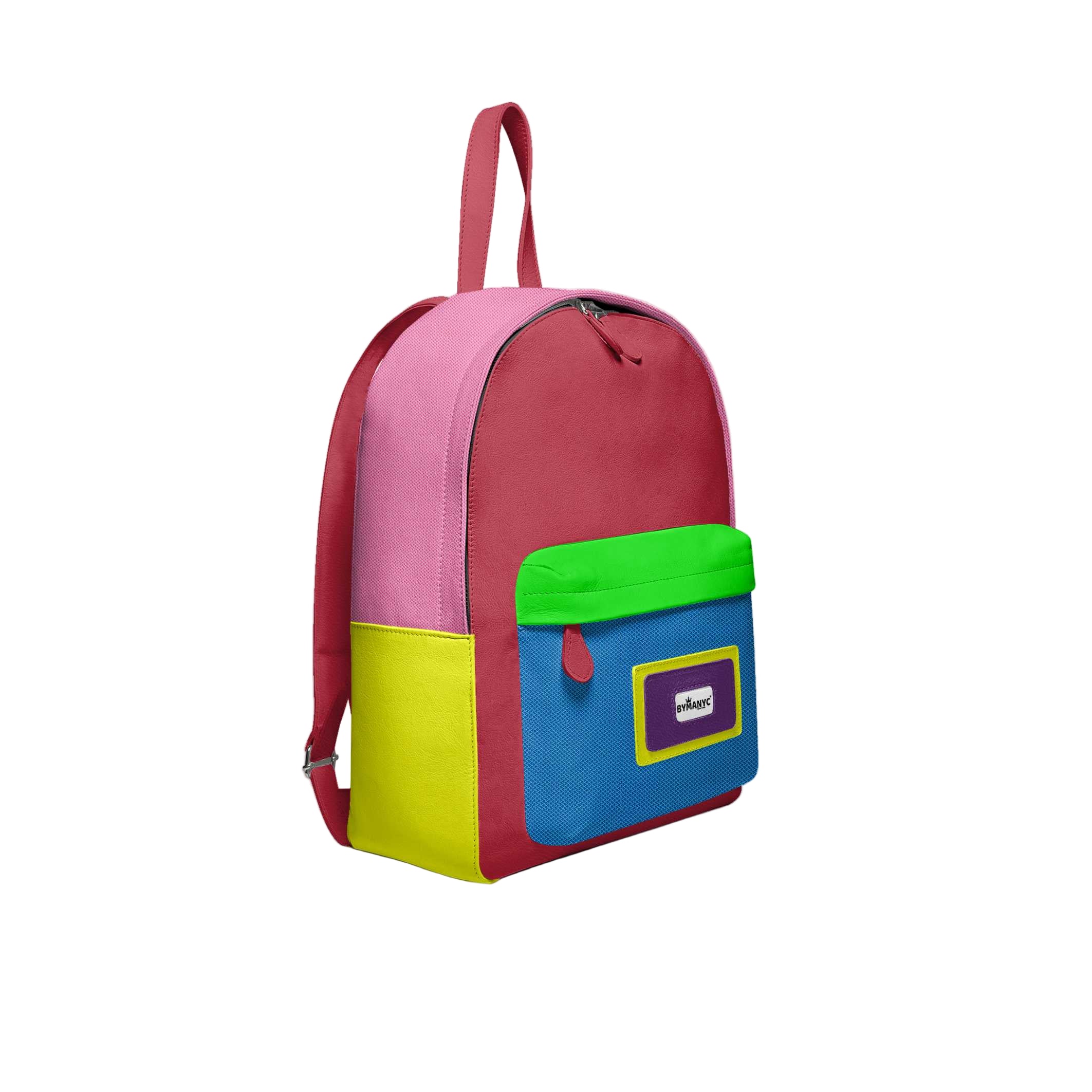 VEGAN BACKPACK SOHO NEON BYMANYC ® New York Luxury